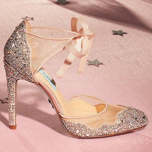 Betsey Johnson | Shoes | Betsey Johnson Iris Heels Champagne Bridal |  Poshmark